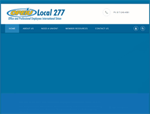Tablet Screenshot of opeiu277.org